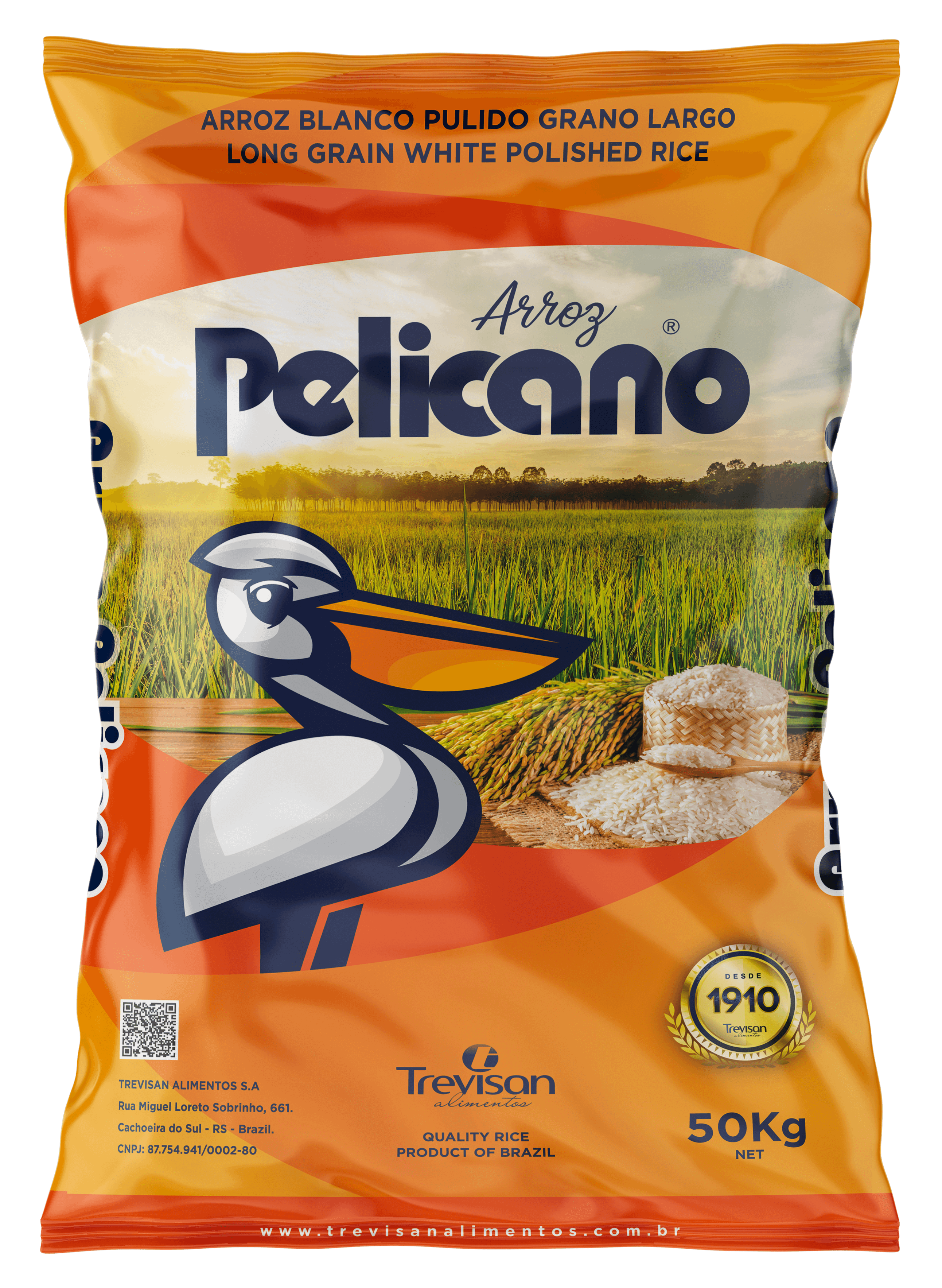 Arroz Pelicano Polido T1 50kg